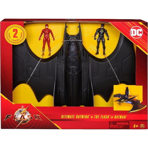 DC Comics, The Flash Ultimate Batwing Set The Flash and Batman Action Figures, - Picture 3 of 3